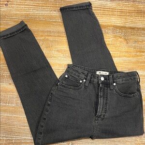 Madewell Women's Black Straight Leg Jeans